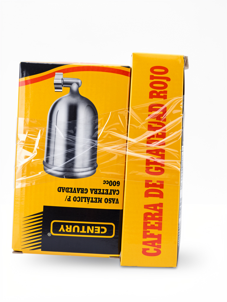 Century Cafetera de granos roja