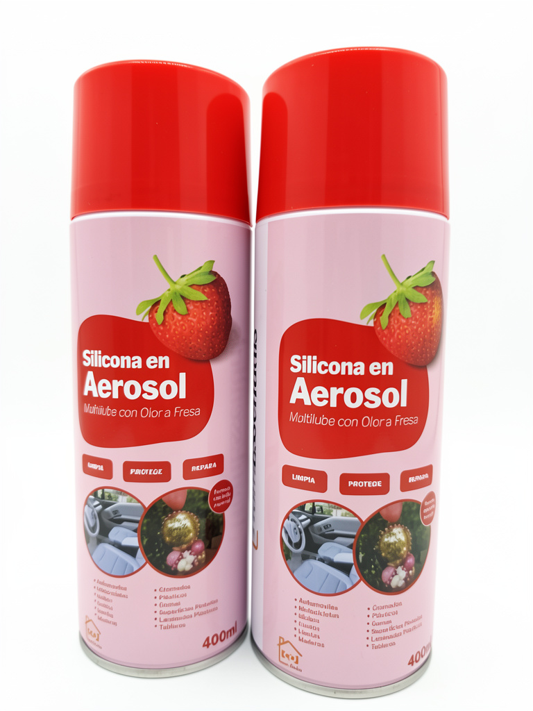 Silicona en aerosol fresa 400ml