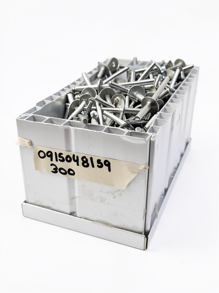 Remache aluminio plata