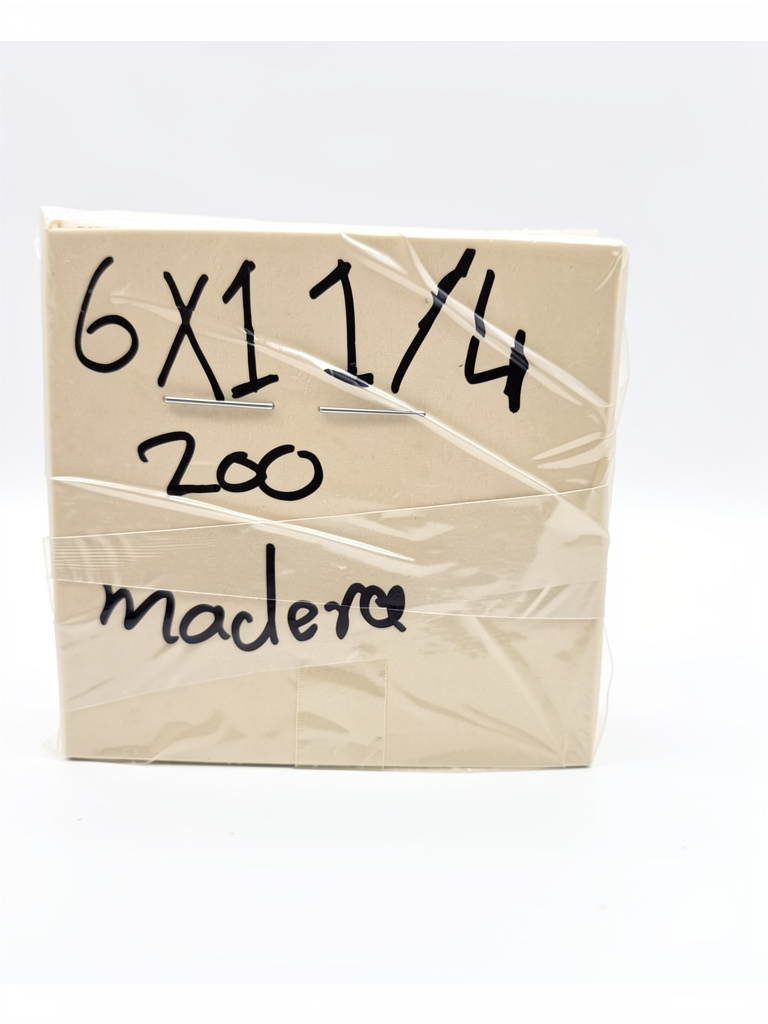 6 x 1 1/4 MADERA