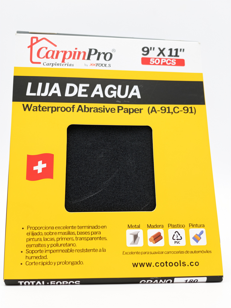 CARPINPRO LIJA de agua  180