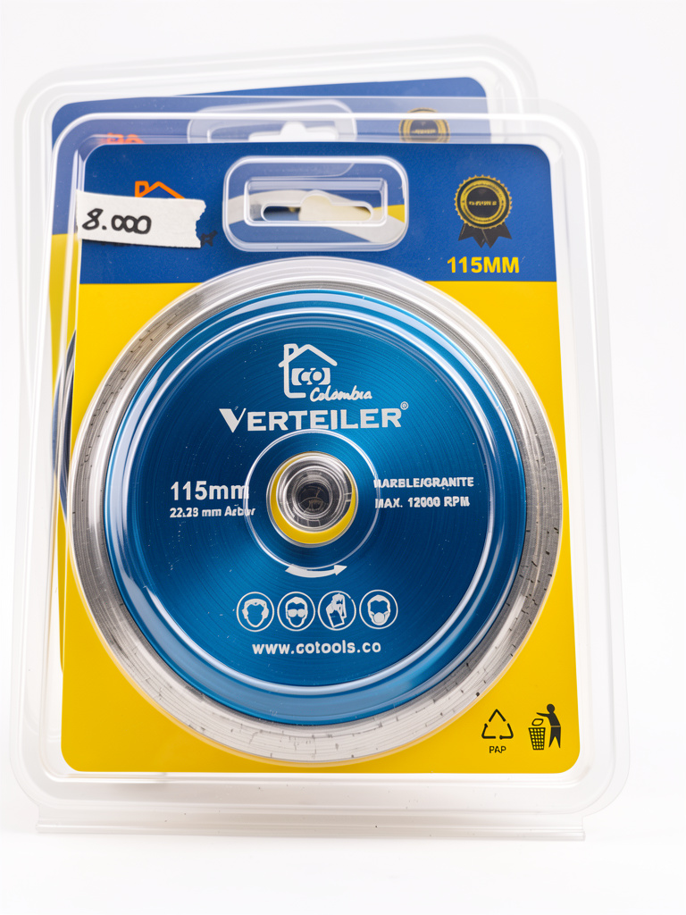 Verteiler disco diamante 115mm azul