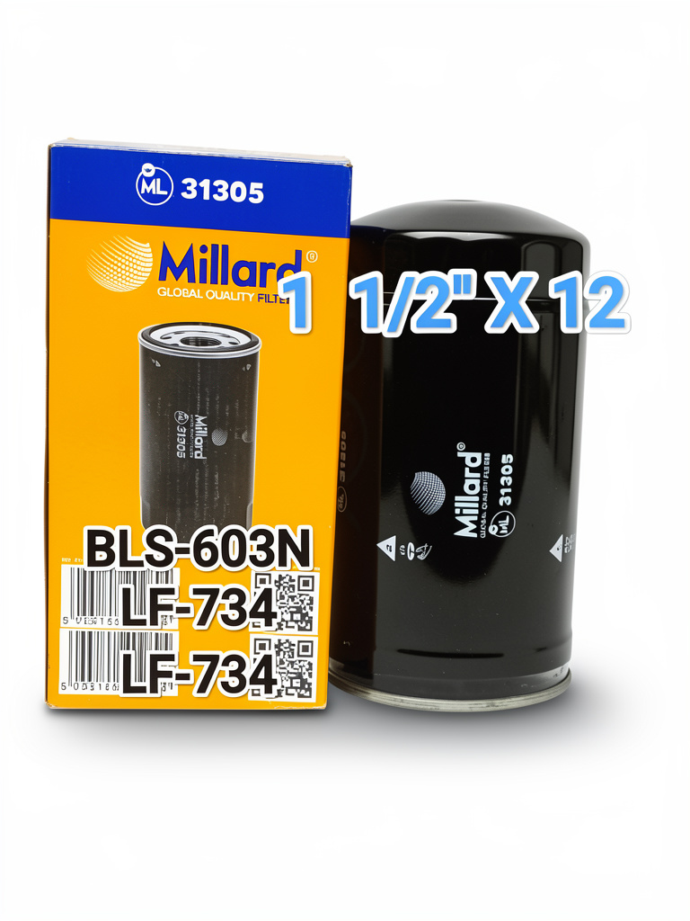 ML31305 MILLARD FILTRO DE ACEITE PARA ISUZU LF-734, BLS-603N