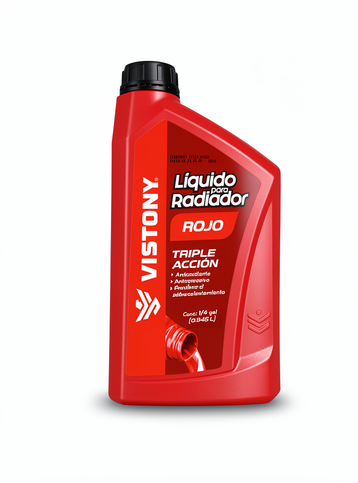 VISTONY LIQUIDO PARA RADIADOR ROJO X LITRO