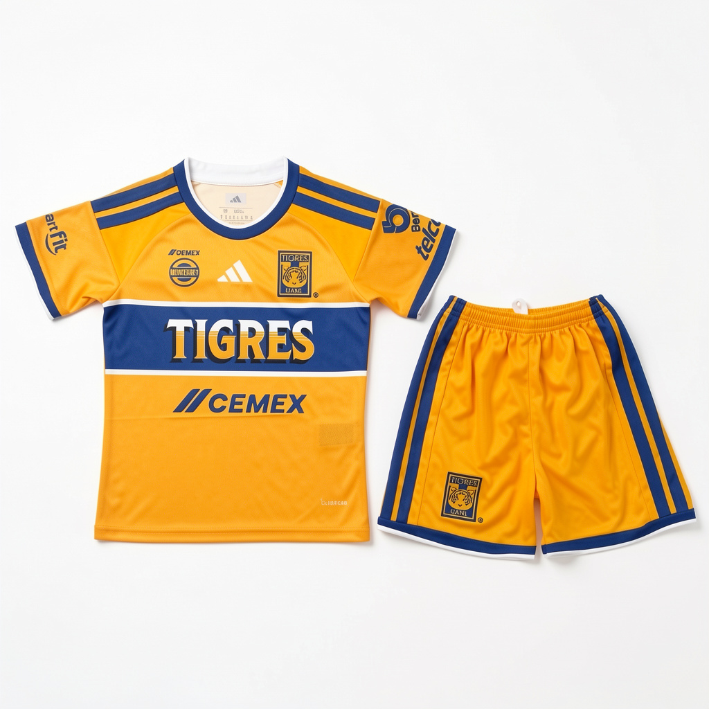 Conjunto Infantil Tigres Local 26/27