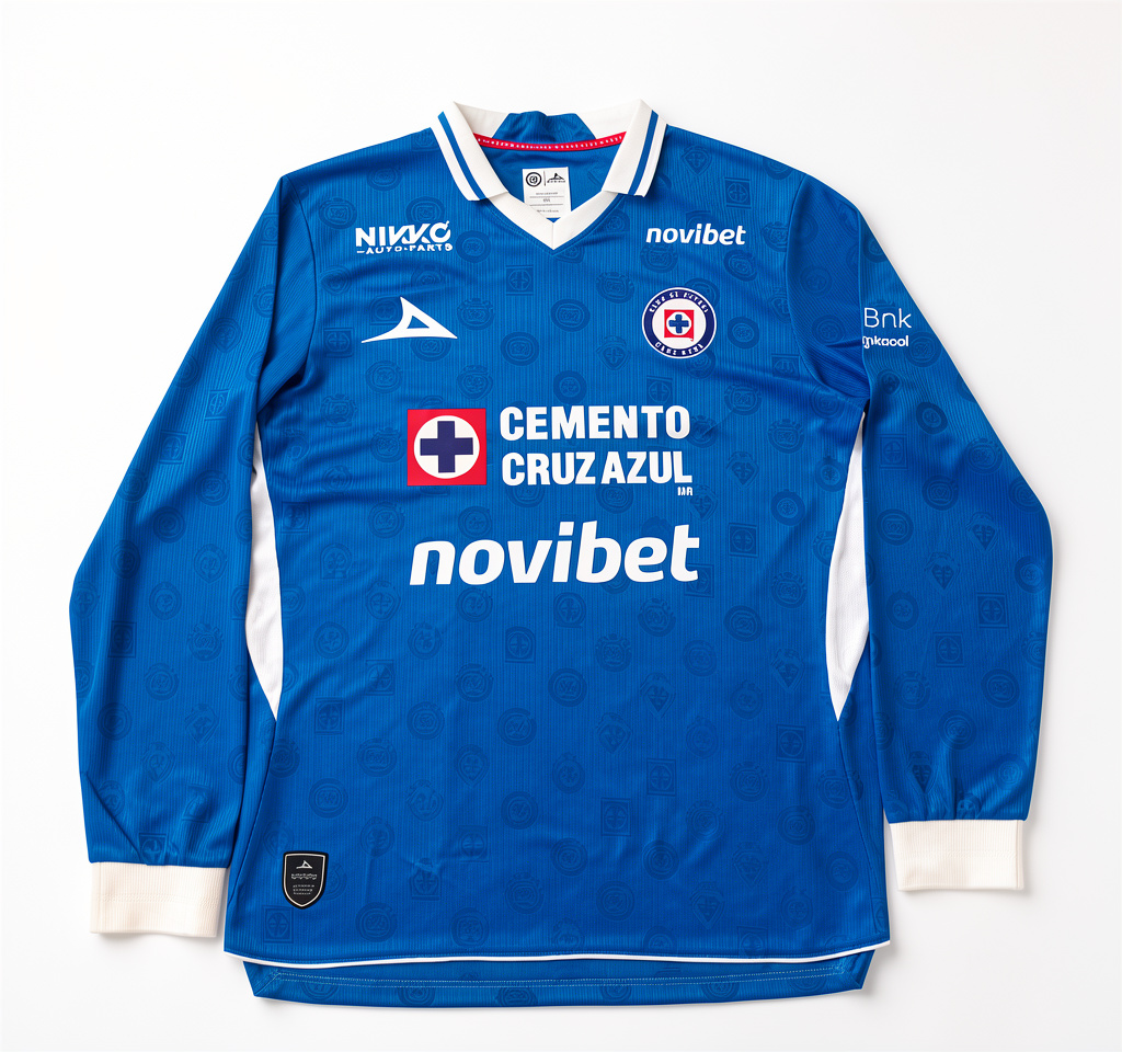 Jersey Cruz Azul Local 26/27 manga larga