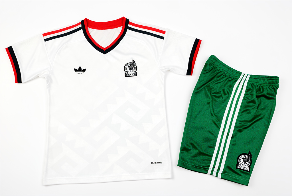 Conjunto Infantil  selección Mexicana Visita manga corta 26/27