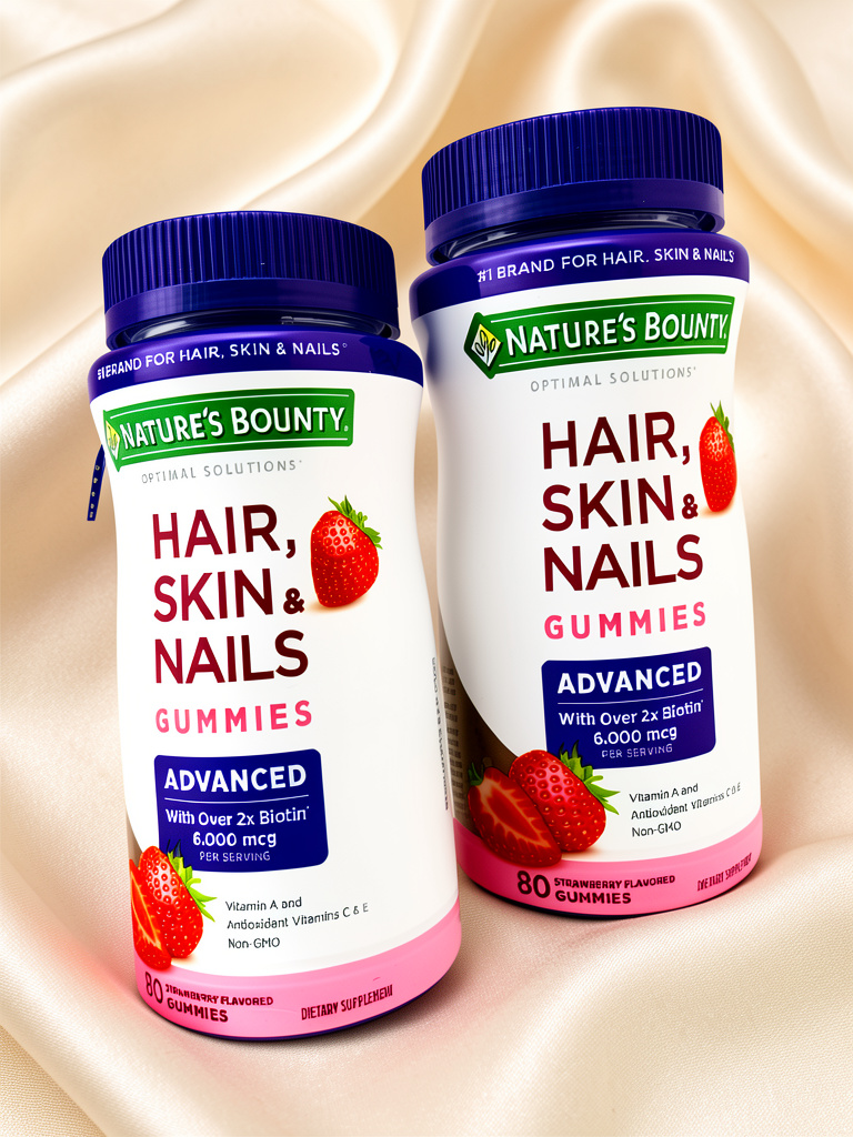 Nature's Bounty Vitaminas Avanzadas para Cabello, Piel y Uñas con Biotina
