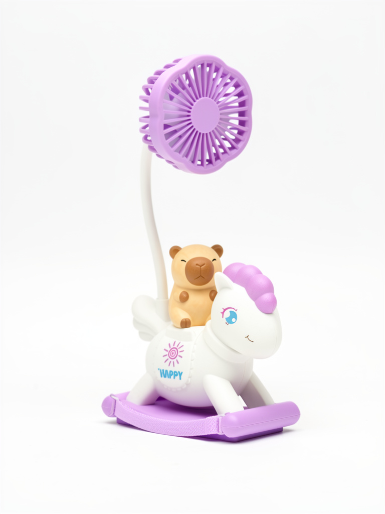 Ventilador pequeño unicornio Capibara