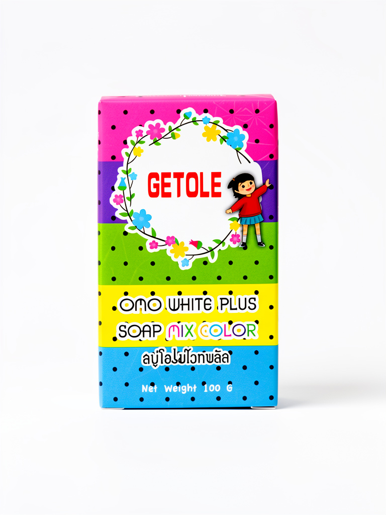 GETOLE jabón blanco mix color