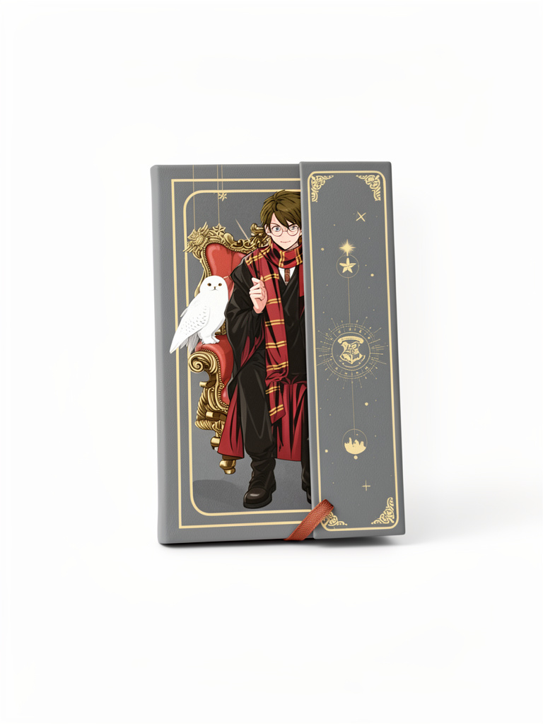 Libreta Harry gris