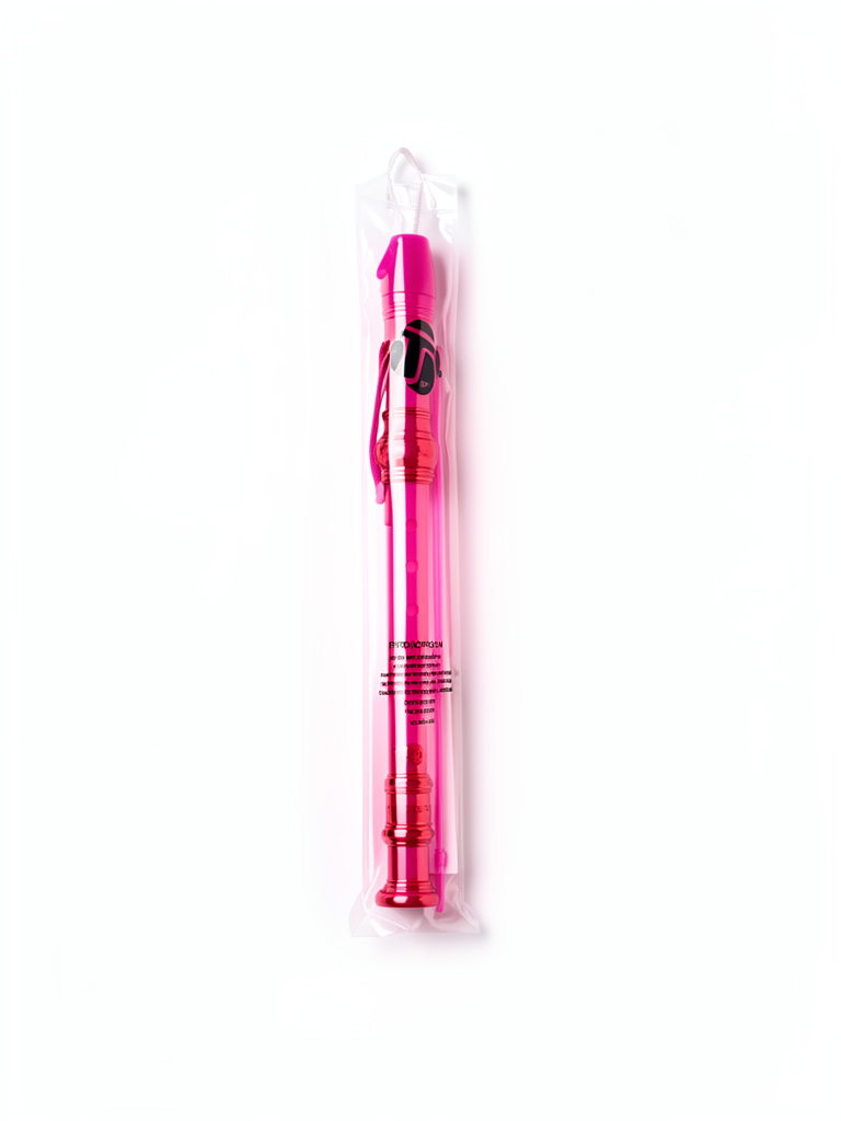 Flauta neón fucsia
