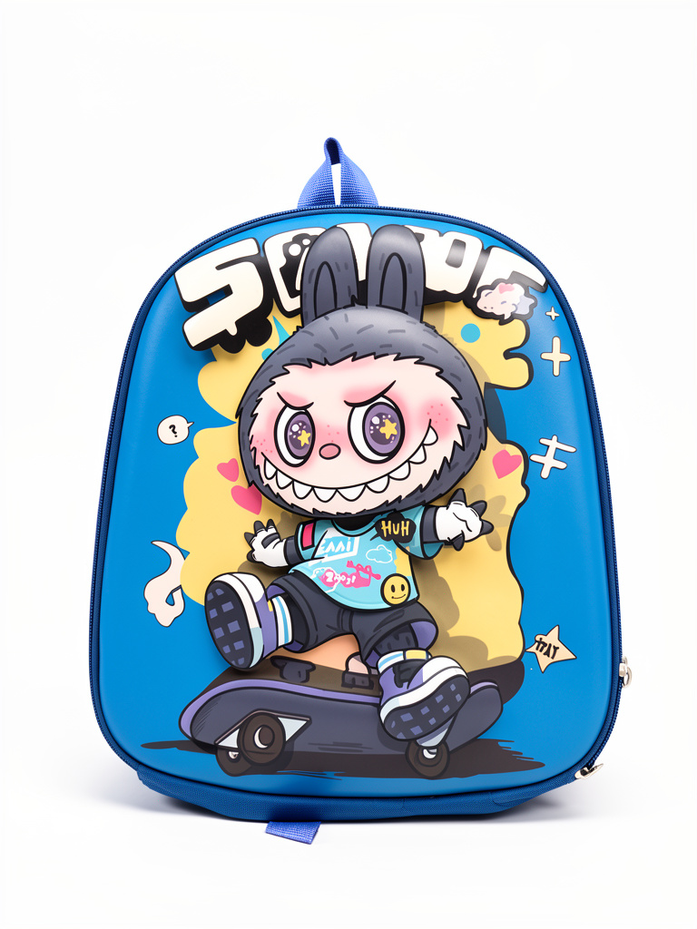 Mochila labubu cascarón duro chica