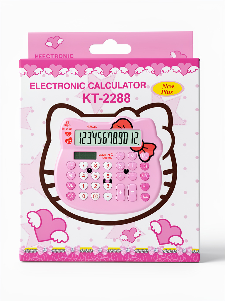 Calculadora Gato Rosa
