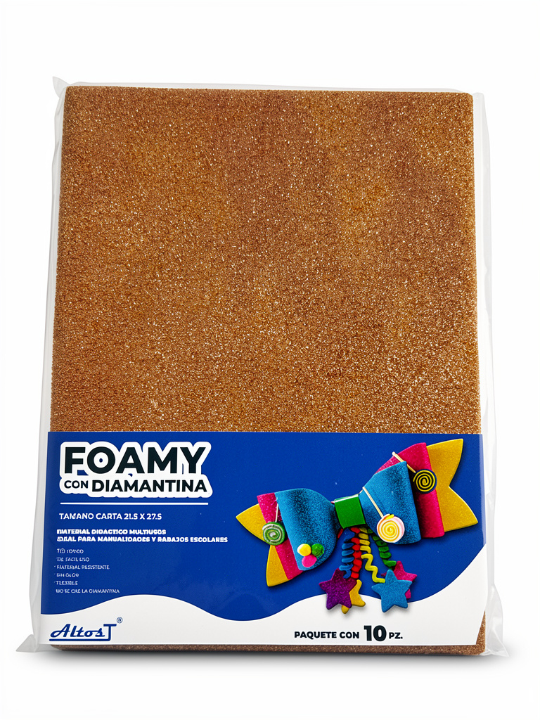 Foamy carta diamantado coral