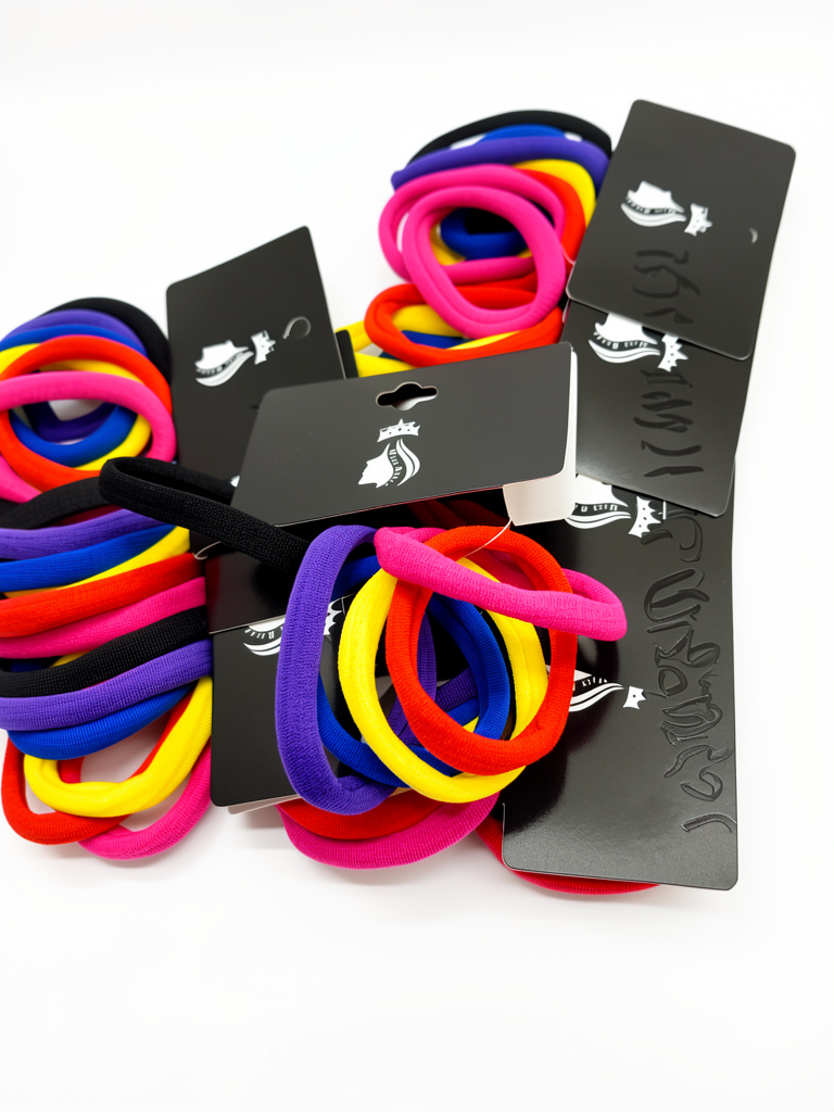 Set de ligas para cabello multicolor