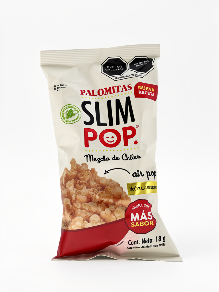 Palomitas Slim Pop Mezcla de Chiles