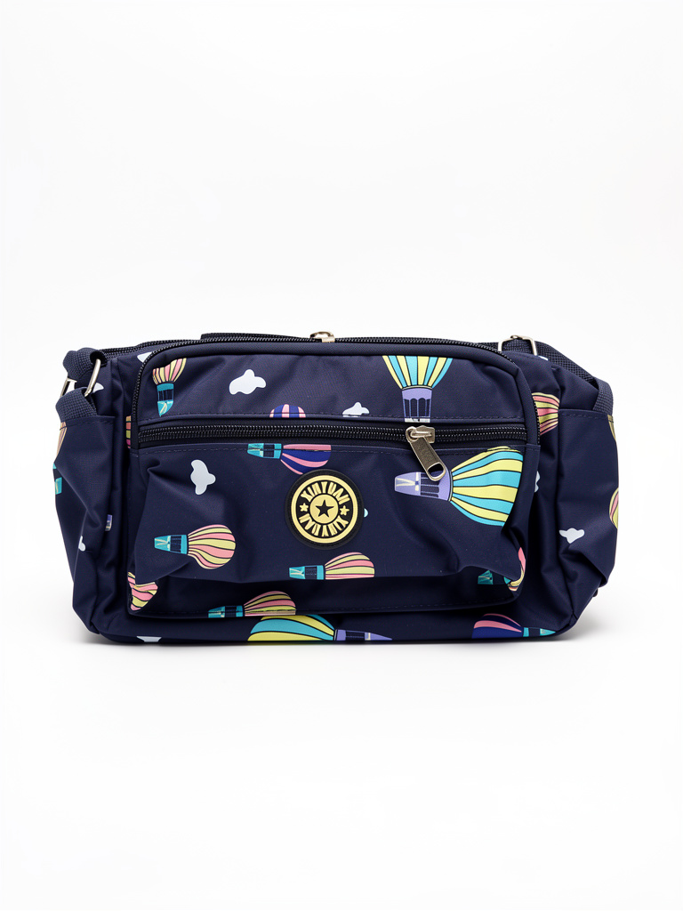 Bolso tipo Kipling estampado