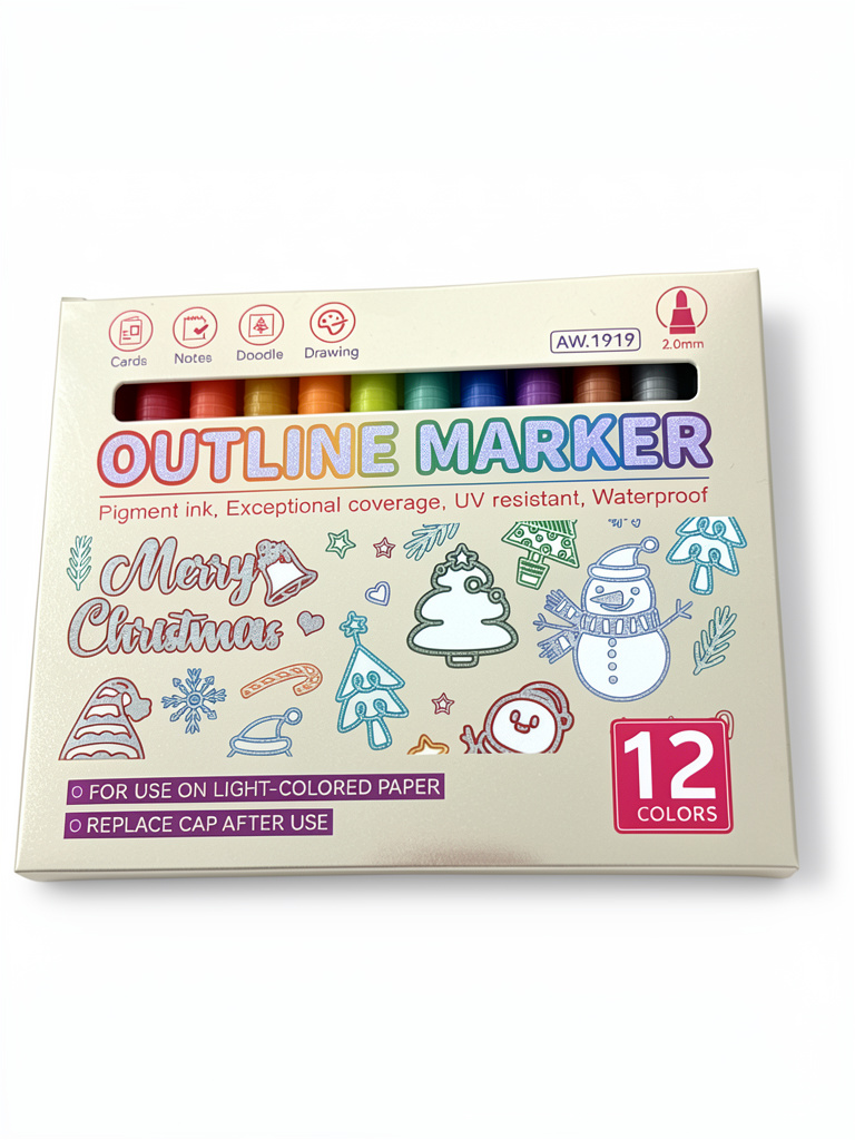 Plumones Outline Marker