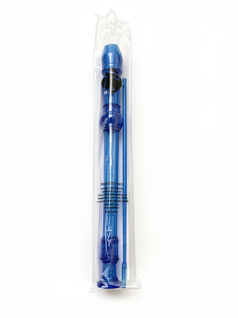 Flauta neón azul
