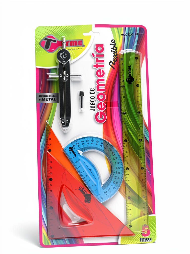 Juego de Geometría Flexible 6624