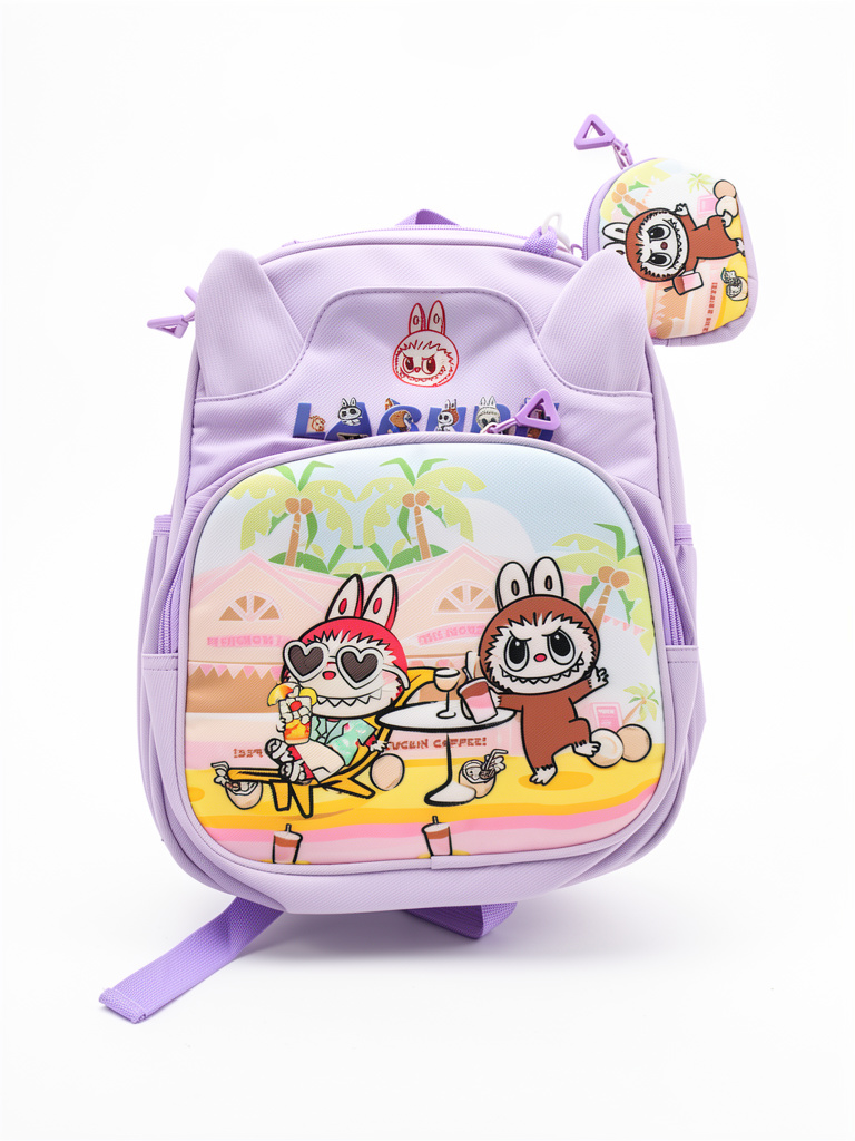 Mochila labubu con orejas
