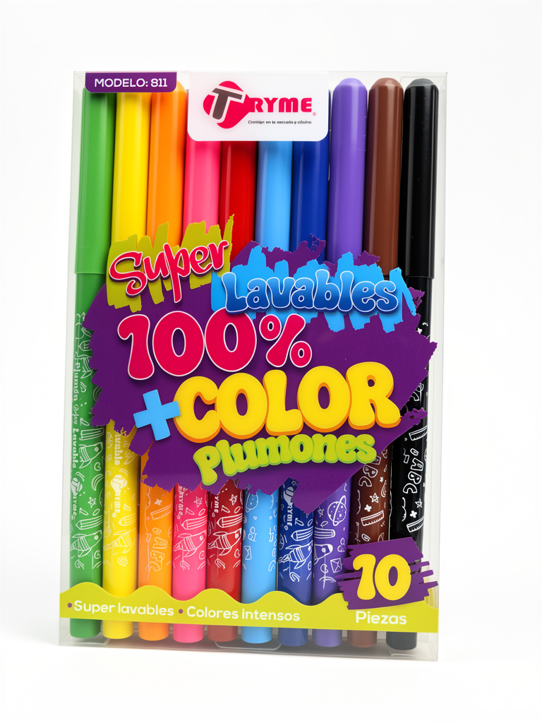 Plumónes tryme lavables 10pz 811