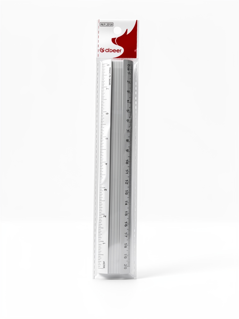 Regla metálica 20cm