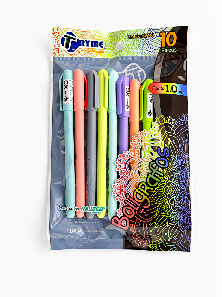 Lapiceros pastel Tryme 10pz