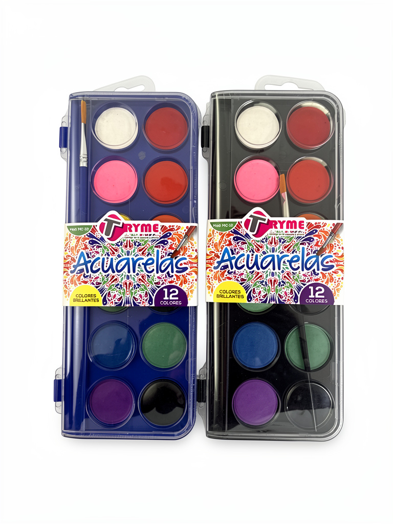 Acuarelas brillantes