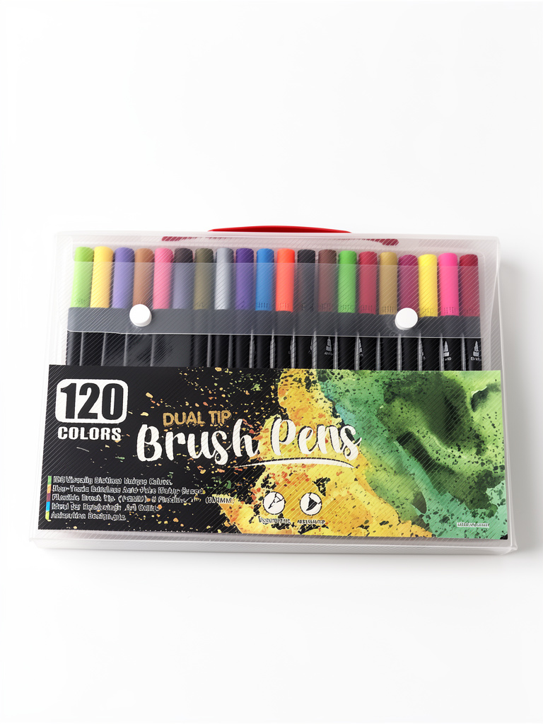 Dual Tip Brush Pens 120pz