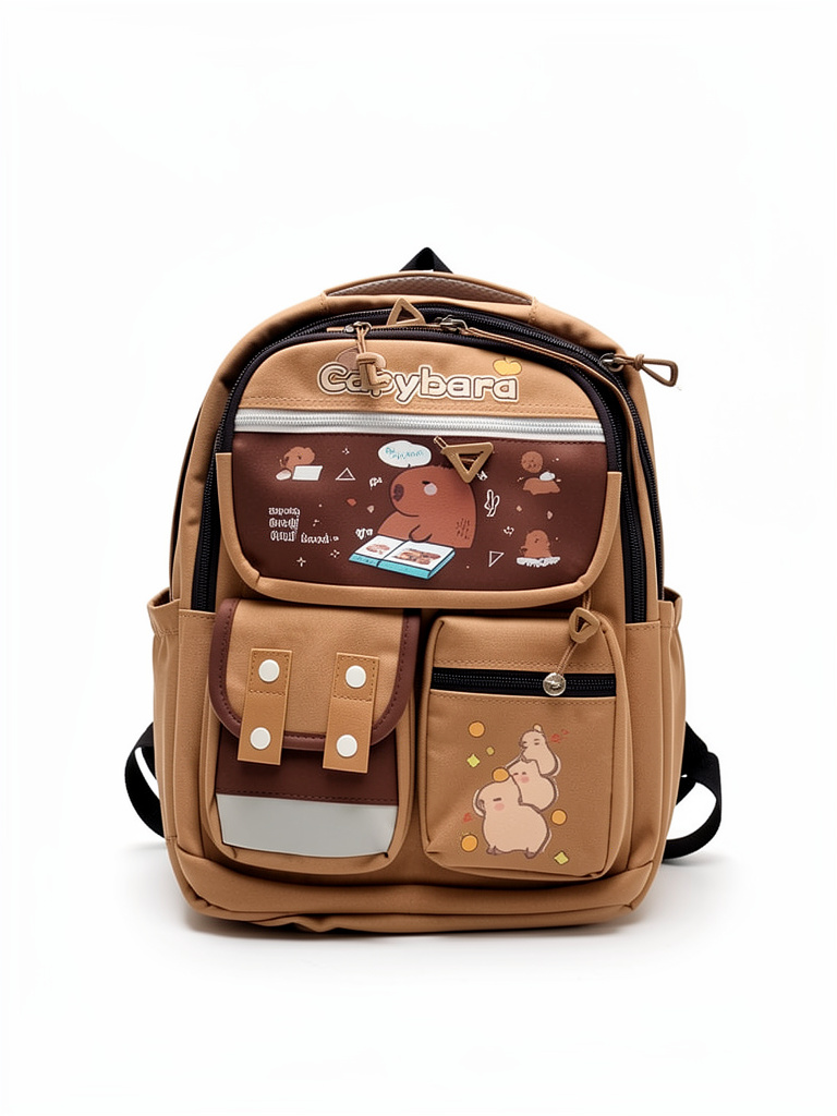 Mochila Capibara café grande