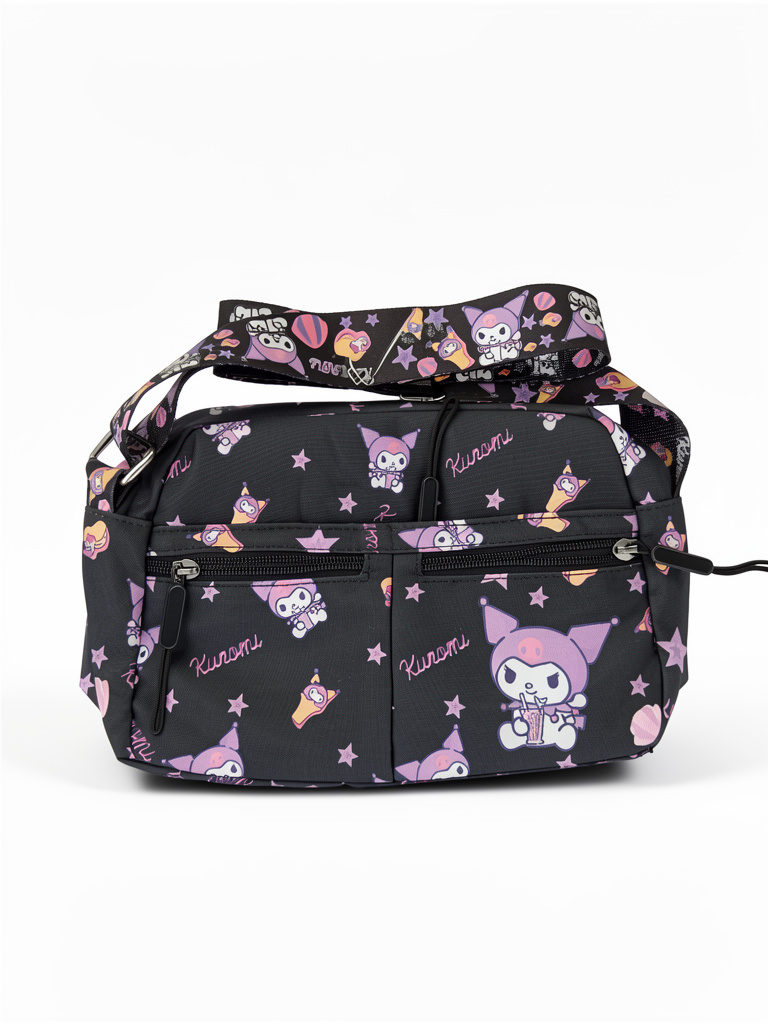 Bolso Kuromi doble compartimento