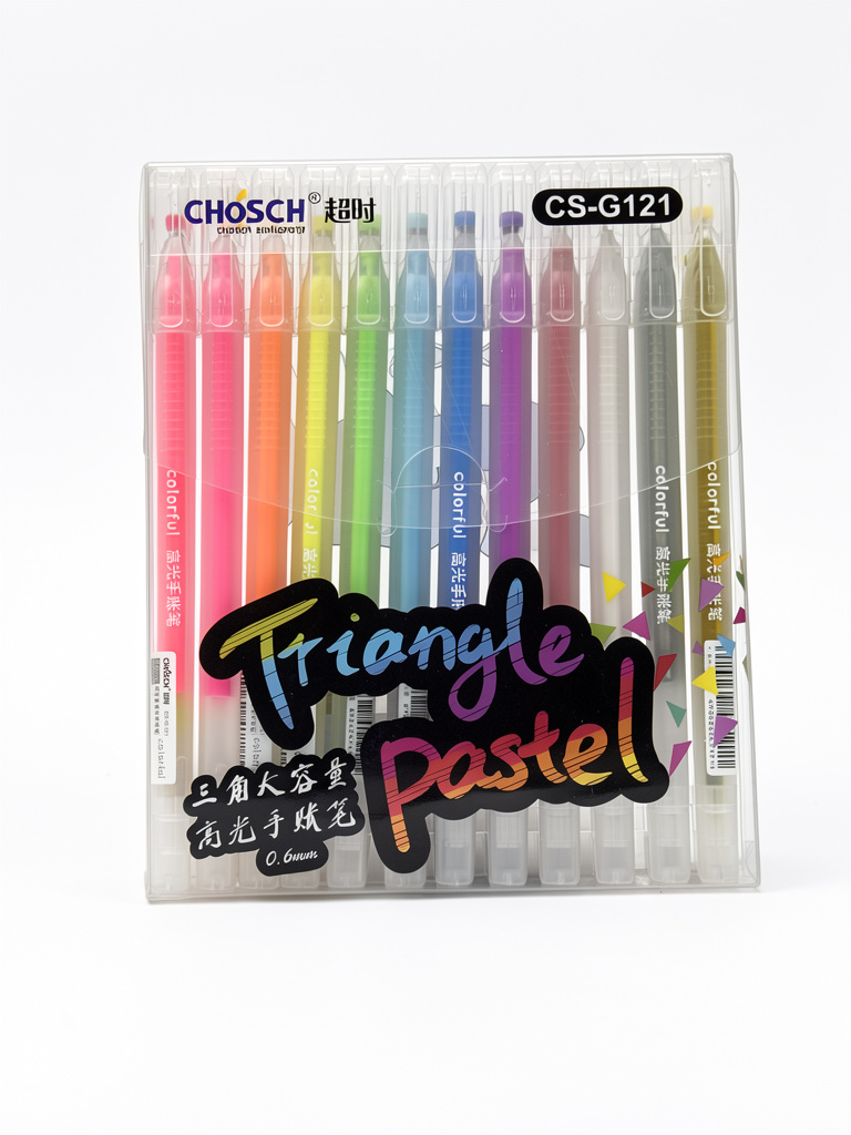 Lapicero Triangle Pastel Chosh