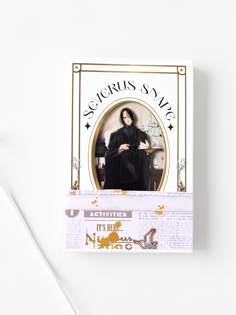 Libreta Severus Snape blanca