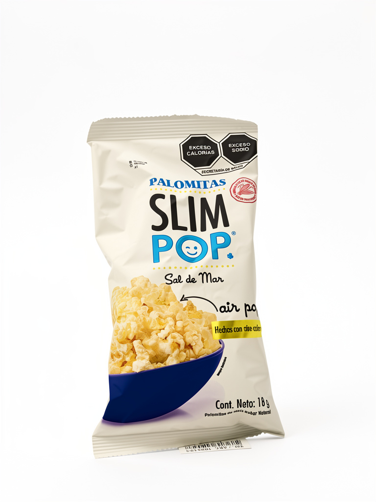 Palomitas Slim Pop Sal De Mar