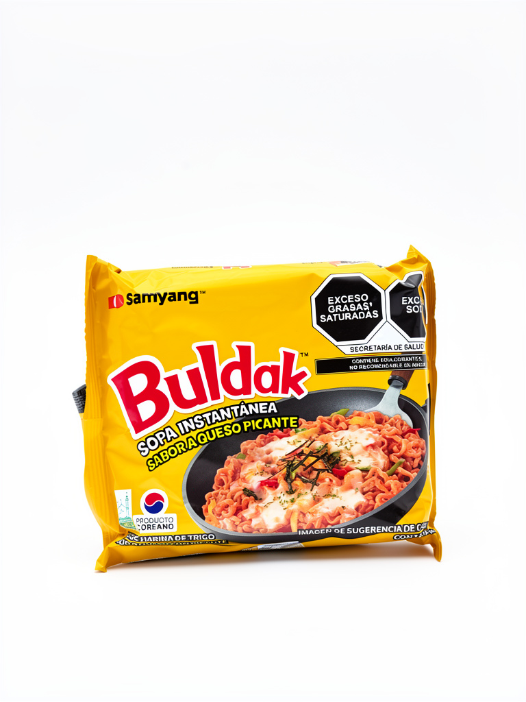 Sopa Instatanea Sabor A Queso Picante Buldak