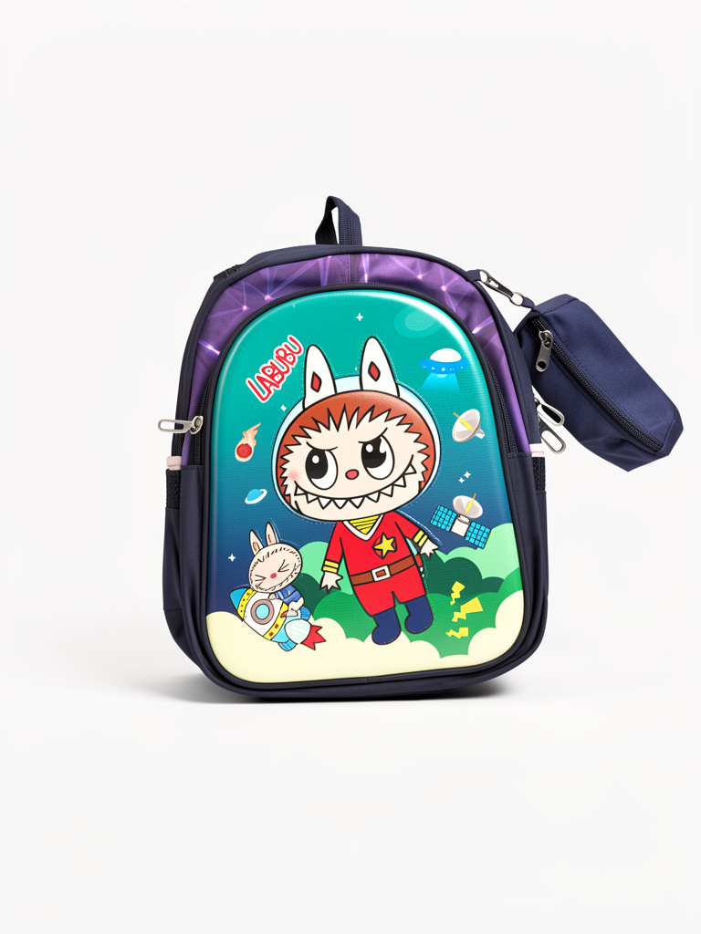 Mochila labubu con lapicera