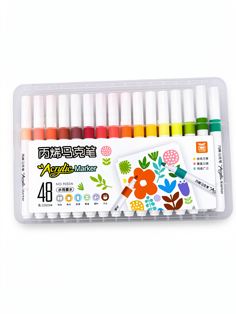 Plumones acrílicos 48pz (9053A)