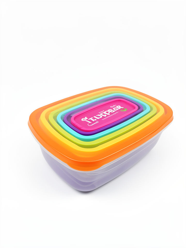 Tupper 6pz multicolor