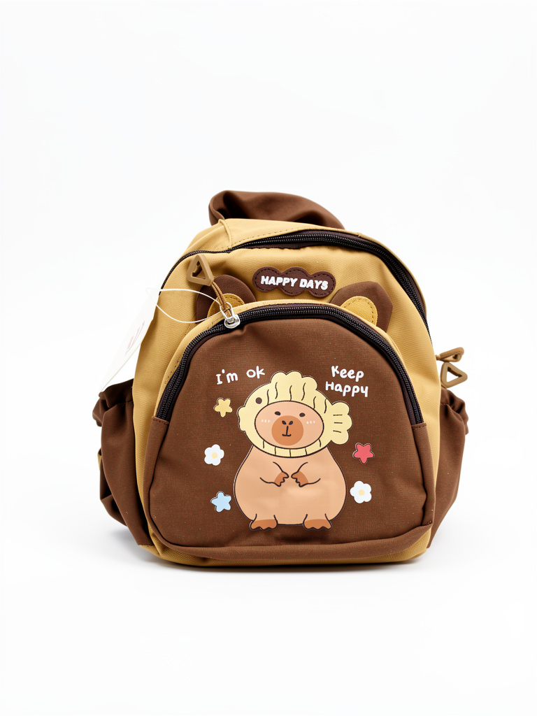 Mochila Capibara mini cafe