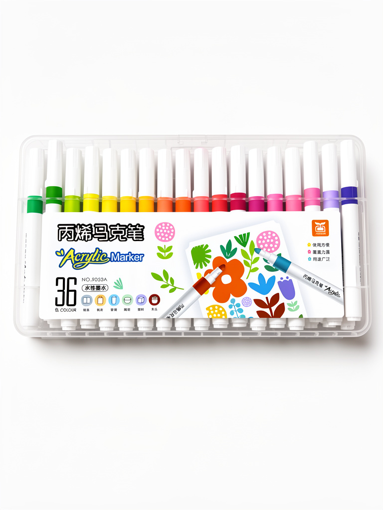 Plumones acrílicos 36pz (9053A)