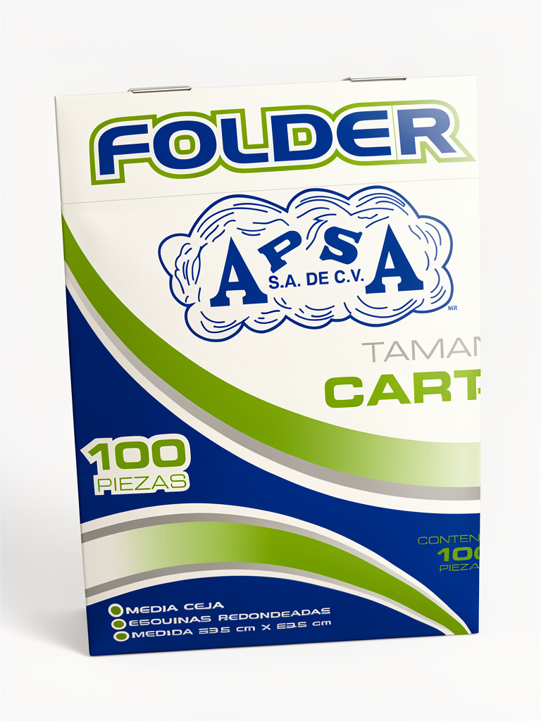 Folder Apsa Tamaño carta Crema