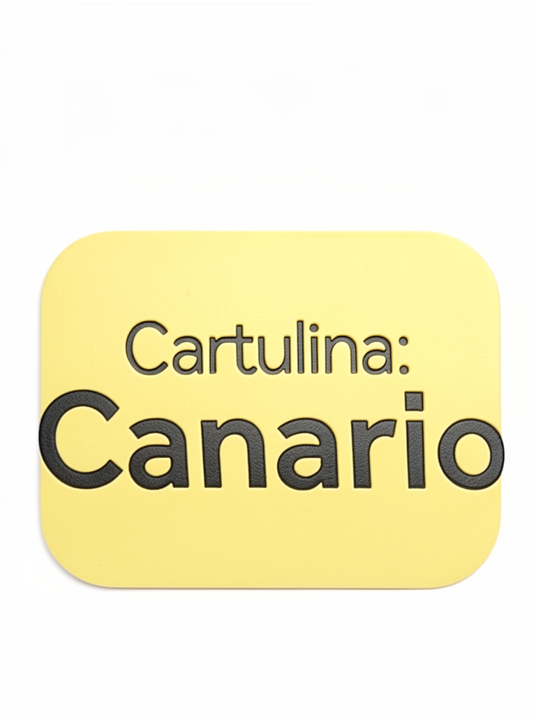 Cartulina Scribe Canario