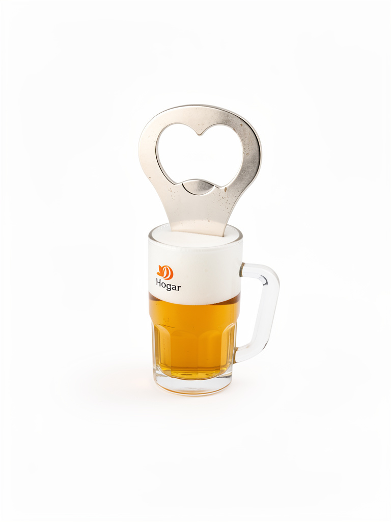 Destapador vaso cerveza