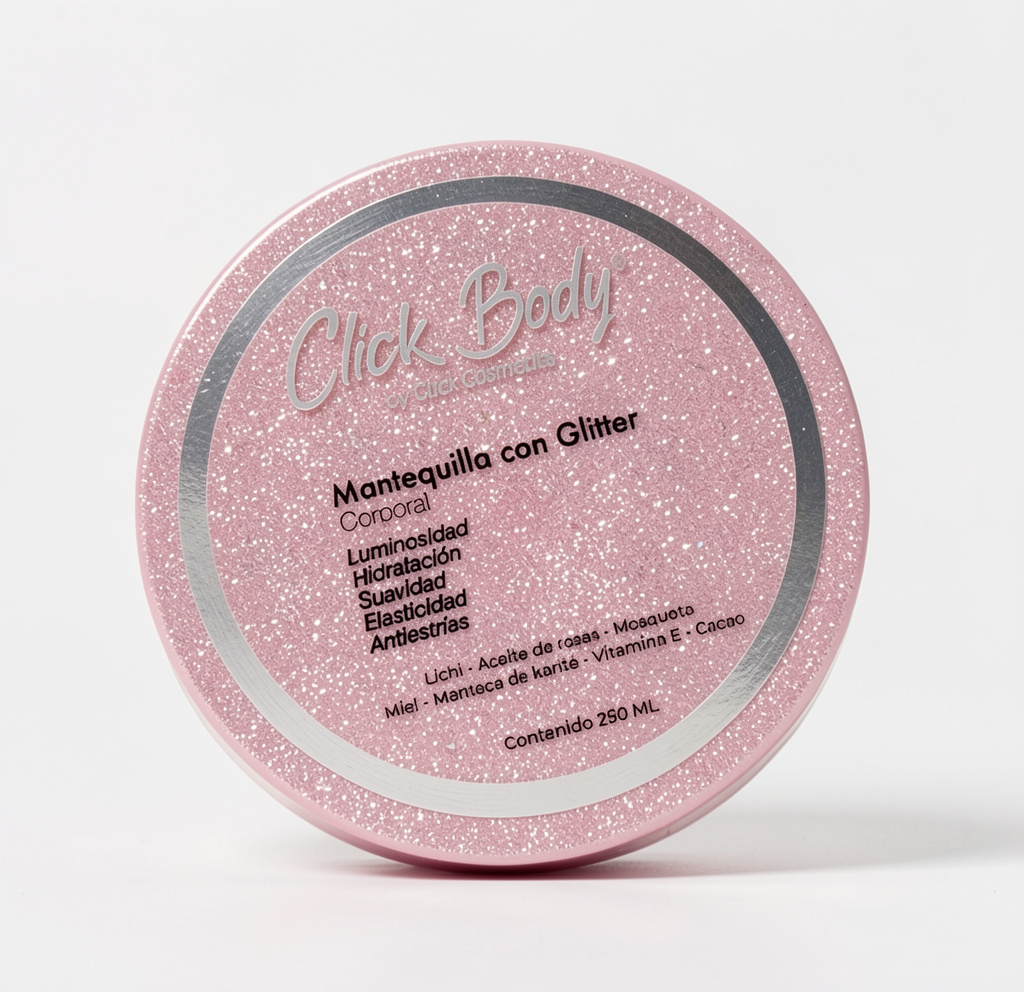 Mantequilla corporal con glitter