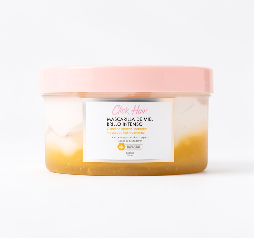 mascarilla de miel brillo intenso