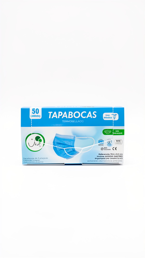 Tapabocas azul