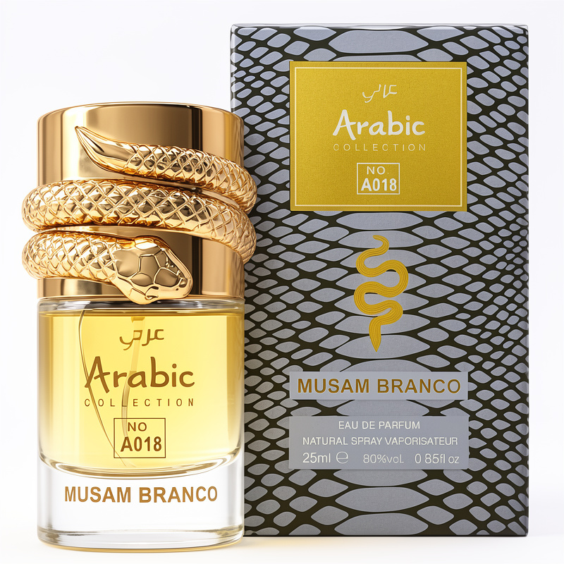 Perfume Arabic Musam Branco A018 - Unissex 25ml