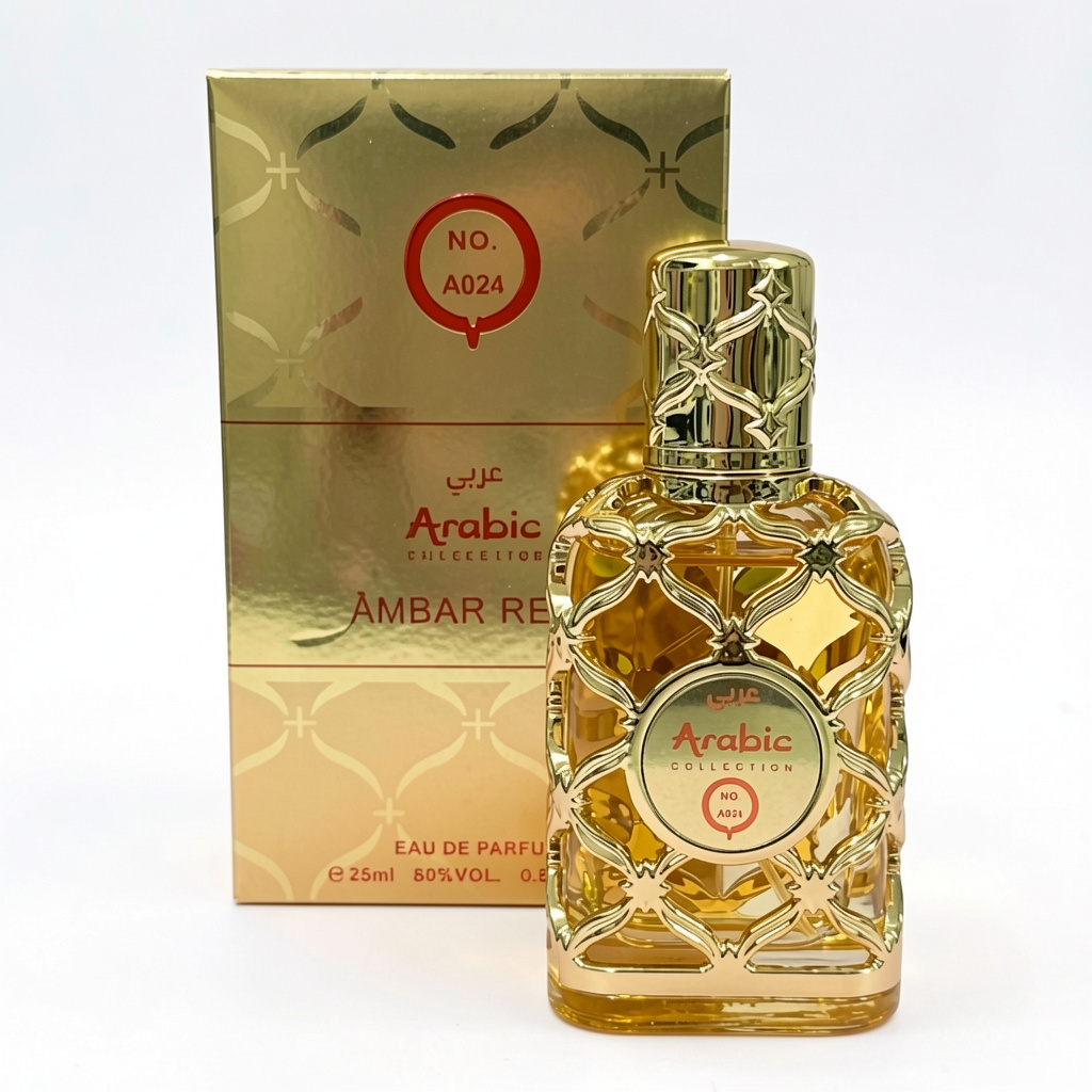 Perfume Arabic Âmbar Real A024 - Unissex 25ml